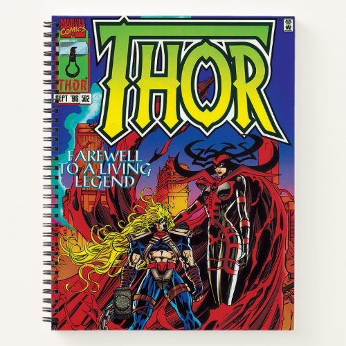 Thor 502 Comic Cover Notebook