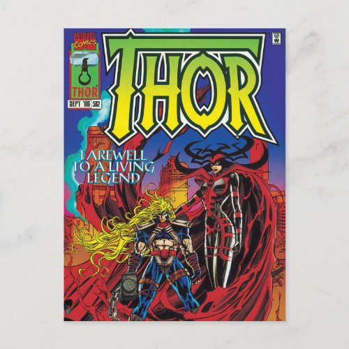 Thor 502 Comic Cover Postcard