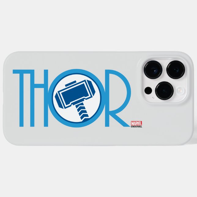Thor Art Deco Name Case-Mate iPhone Case (Back (Horizontal))