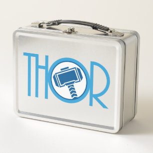 Thor Art Deco Name Metal Lunch Box