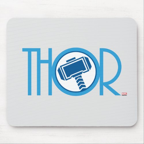 Thor Art Deco Name Mouse Pad