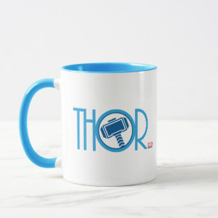 Thor Art Deco Name Mug