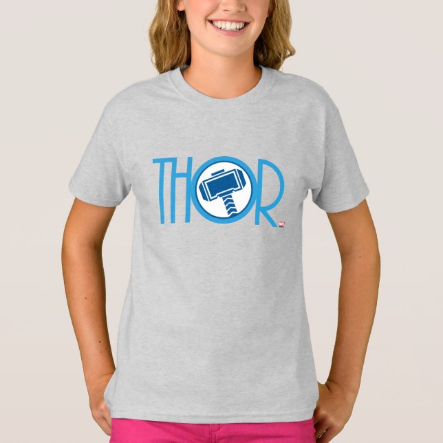 Thor Art Deco Name T-Shirt (Front)