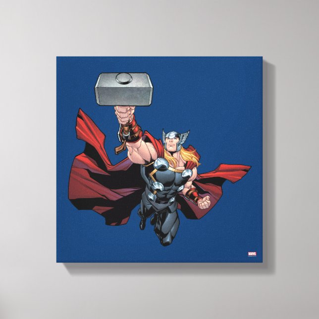 Thor Assemble Canvas Print (Front)