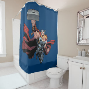 Thor Assemble Shower Curtain