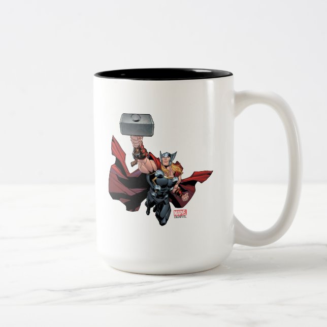 Thor Assemble Two-Tone Coffee Mug (Right)