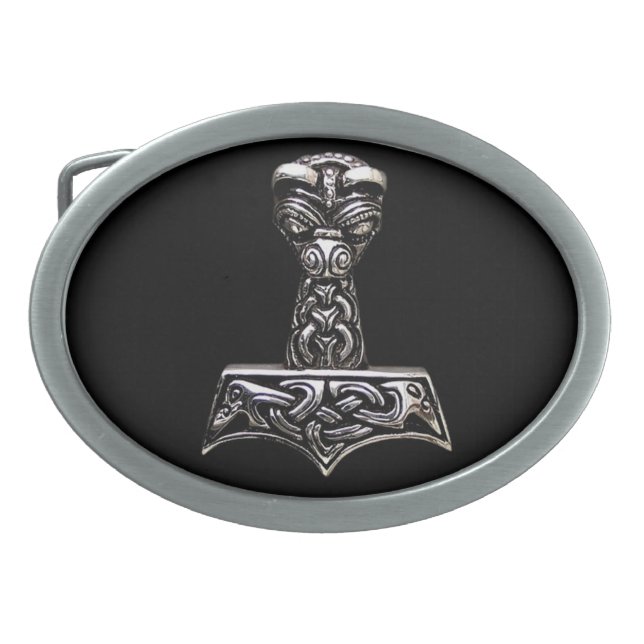 thor axe belt buckle (Front)