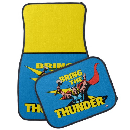 Thor _ Bring The Thunder Car Floor Mat