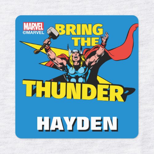 Thor _ Bring The Thunder Kids Labels