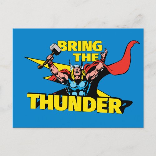 Thor _ Bring The Thunder Postcard