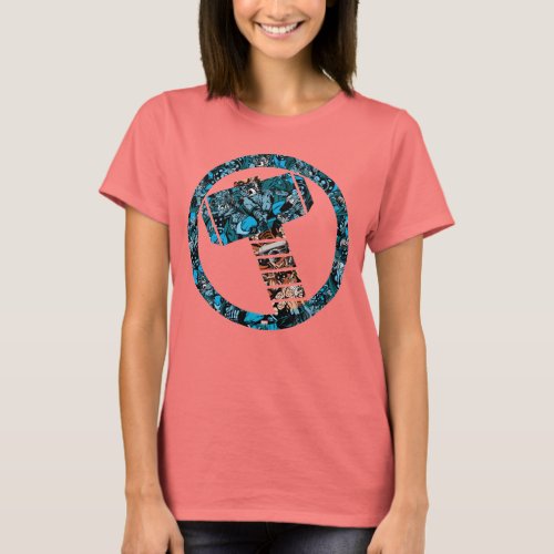 Thor Comic Patterned Icon T_Shirt