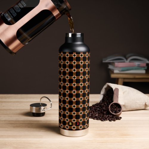 Thor Copper isolated bottle with geometric design