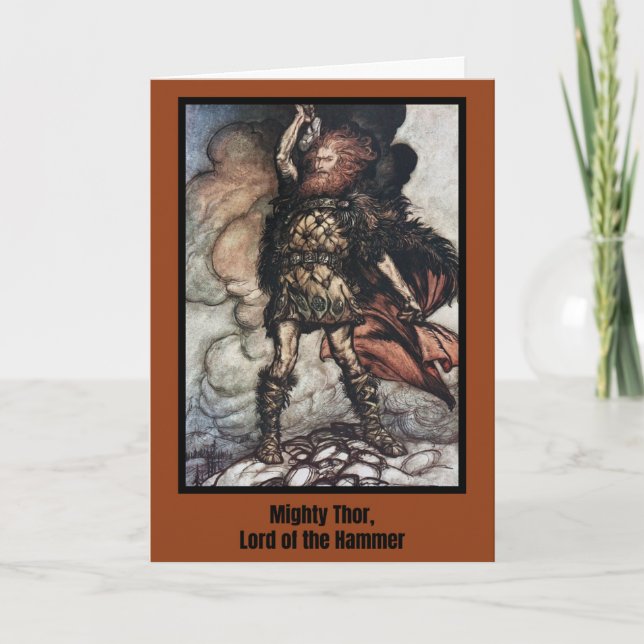 Thor Devotional Prayer and Gift Card (Front)