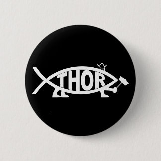 THOR Fish Pinback Button