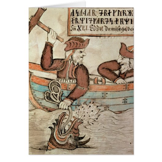 Thor fishing for the serpent of Midgard (Front)