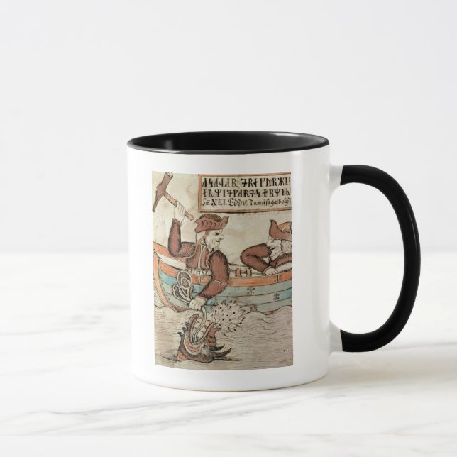 Thor fishing for the serpent of Midgard Mug (Right)