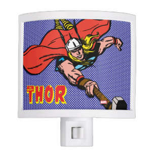 Thor Flying With Mjolnir Night Light