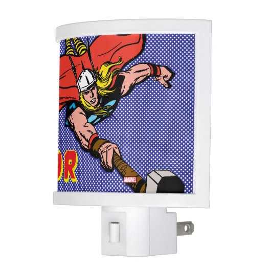 Thor Flying With Mjolnir Night Light (Left)