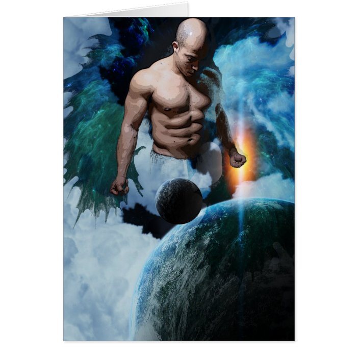 THOR  GOD OF THUNDER GREETING CARD