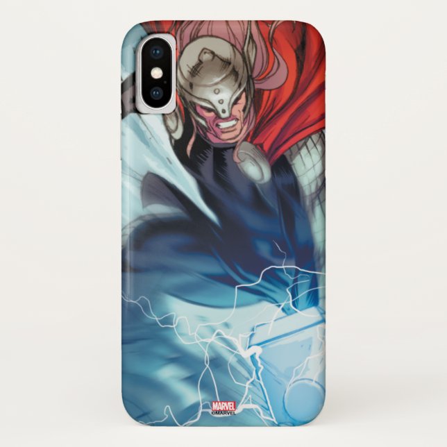 Thor Hammer Comic Panel Case-Mate iPhone Case (Back)