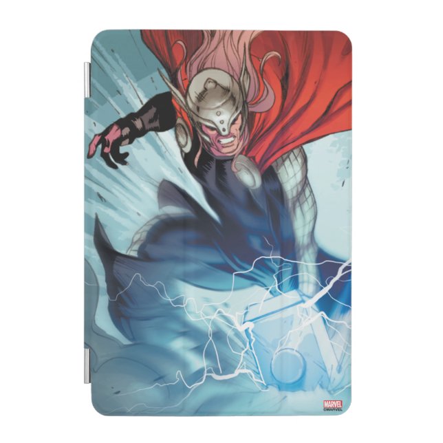 Thor Hammer Comic Panel iPad Mini Cover (Front)