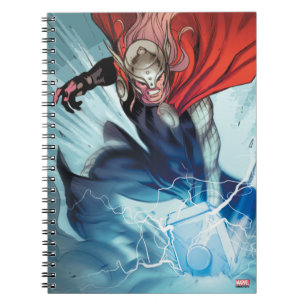 Thor Hammer Comic Panel Notebook