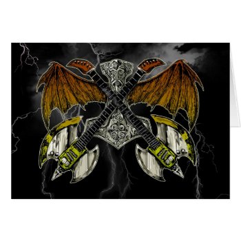 Thor Hammer Of The Gods Guitars by themonsterstore at Zazzle