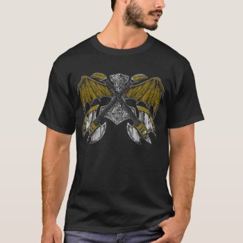 Thor Hammer Of The Gods Guitars T-shirt by themonsterstore at Zazzle