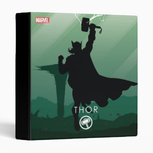 Thor Heroic Silhouette 3 Ring Binder