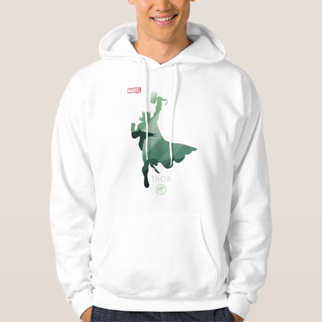 Thor Heroic Silhouette Hoodie (Front)