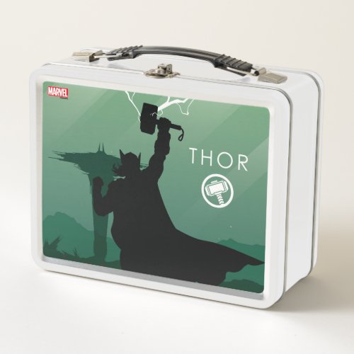 Thor Heroic Silhouette Metal Lunch Box