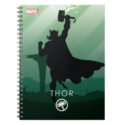 Thor Heroic Silhouette Notebook
