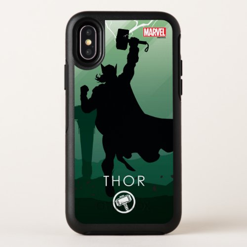 Thor Heroic Silhouette OtterBox Symmetry iPhone X Case