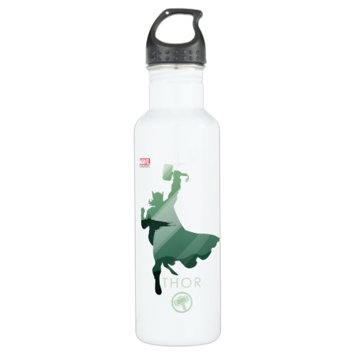 Thor Heroic Silhouette Stainless Steel Water Bottle