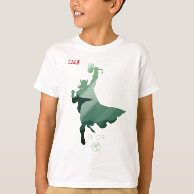 Thor Heroic Silhouette T-Shirt (Front)