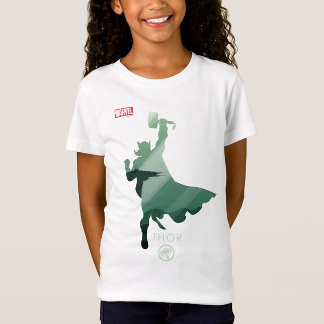 Thor Heroic Silhouette T-Shirt (Front)