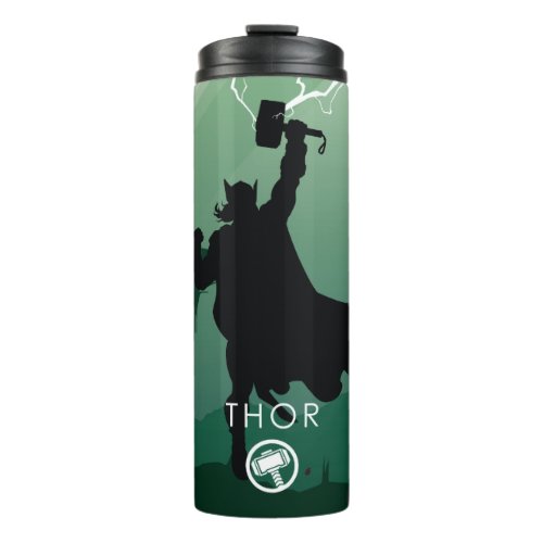 Thor Heroic Silhouette Thermal Tumbler
