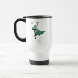 Thor Heroic Silhouette Travel Mug