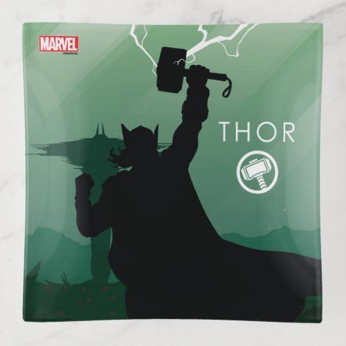 Thor Heroic Silhouette Trinket Tray