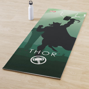 Thor Heroic Silhouette Yoga Mat