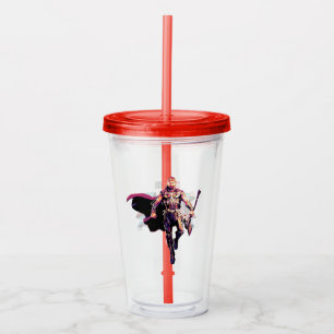 Thor Illustrated Character Art Acrylic Tumbler