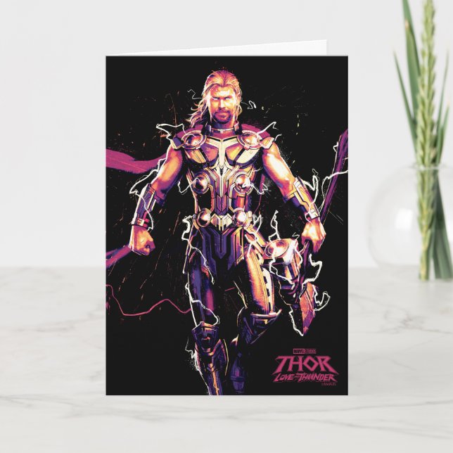 Thor Illustrated Character Art Card (Front)