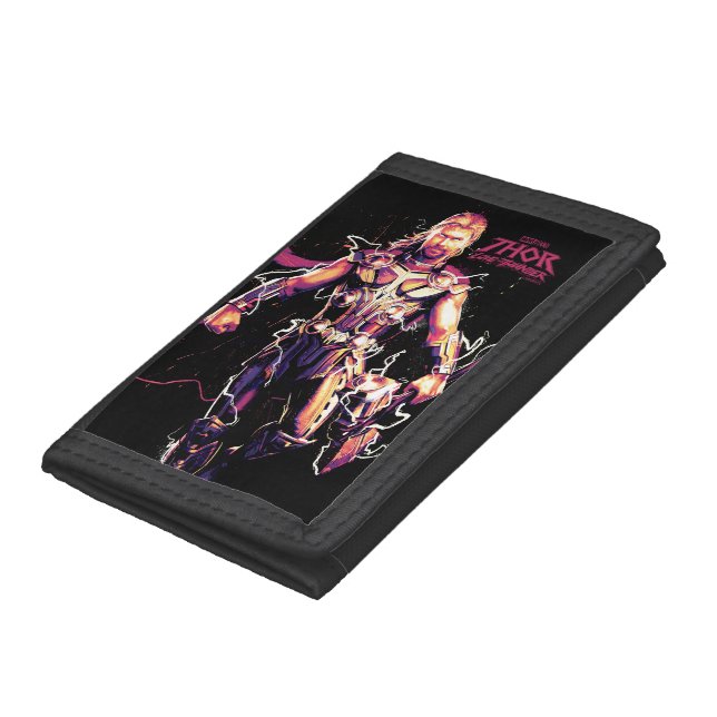 Thor Illustrated Character Art Trifold Wallet (Bottom)