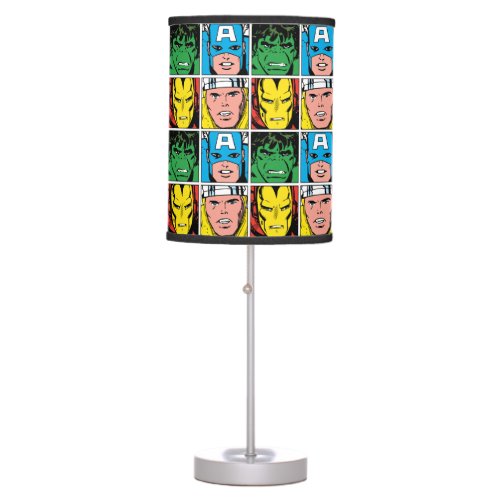 Thor Iron Man Captain America Hulk Pattern Table Lamp