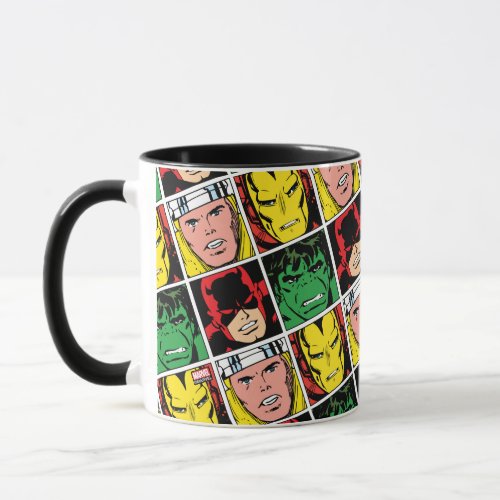 Thor Iron Man Daredevil Hulk Pattern Mug