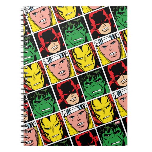 Thor Iron Man Daredevil Hulk Pattern Notebook