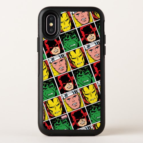 Thor Iron Man Daredevil Hulk Pattern OtterBox Symmetry iPhone X Case