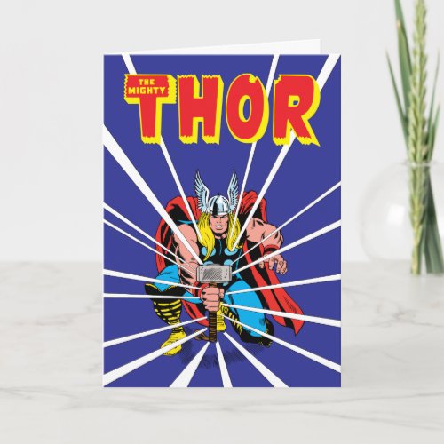 Thor Kneeling With Mjolnir Graphic Card