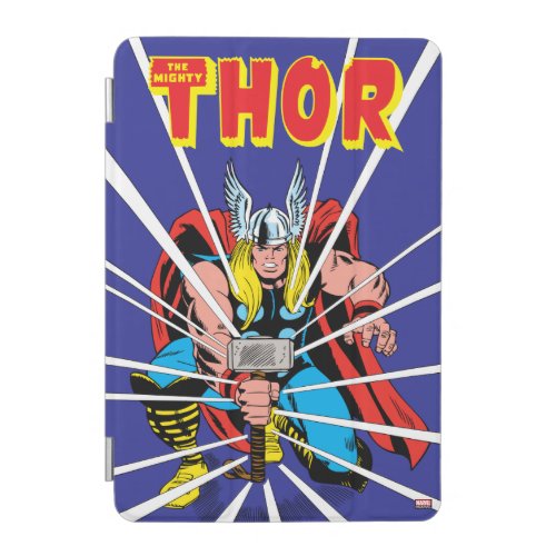 Thor Kneeling With Mjolnir Graphic iPad Mini Cover