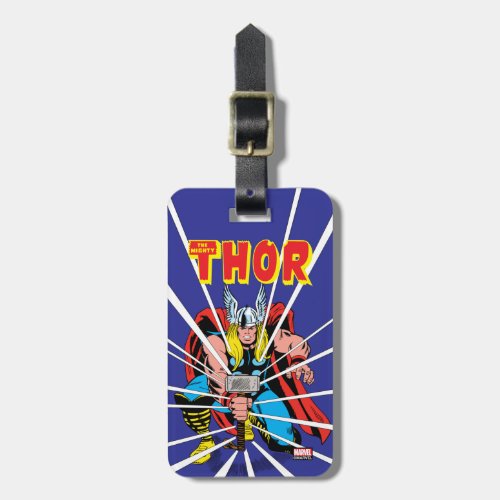 Thor Kneeling With Mjolnir Graphic Luggage Tag